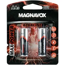 Pilha Alcalina AA Magnavox Max Power MP05211/M0 - 2 Unidades