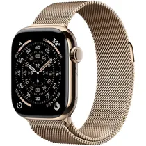 Apple Watch Series 11 42MM GPS + Celular MF8Y4LW/A Titanium Gold/Gold Milanese Loop (51644)