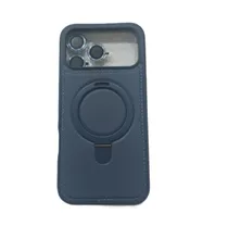 C-Covers Capa iPhone 17 Leather Midstand Colores Varios