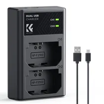 Carregador K&Amp;F NP-FZ100 Duplo USB-C 28.0010
