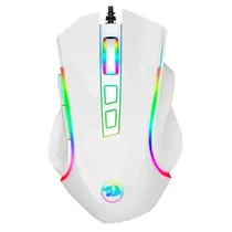 Mouse USB Gamer Redragon Griffin M607W Branco 778369