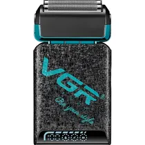 Aparador VGR V-374 Professional Foil Recarregável - Preto/Azul