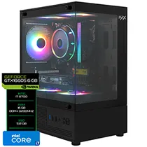 PC Montado Gamer Intel Core i7 8700 de 3.2GHZ 16GB de Ram / 512GB SSD / Geforce GTX1660S 6GB - Preto