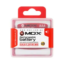 Pilas Mox MOB4AAA23 Recargables 	AAA 4X 2.300MAH