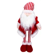 Boneco de Natal Papai Noel Retrátil, 45 A 60 CM