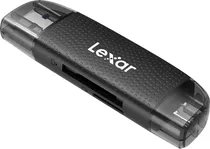 Lector de Memoria Lexar Dual Slot SD/Microsd/ USB-A (LRW300U-BNBNG) 170MB/s