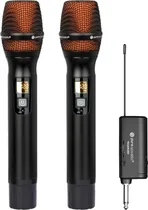 Microfone Sem Fio Pure Acoustics Vocalai 202 Recarregável - 2 Unidades