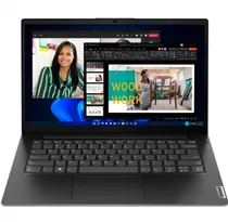 Notebook Lenovo V14 G4 Iru (83A000PCUS), Intel Core i7-13620H 2.40GHZ (4.90GHZ), 16GB Ram, 512GB SSD, Tela 14" Full HD (1920 X 1080), Windows 11 Home, Ethernet (RJ45), Inglês, Pret|