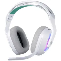 Headset Gaming Sem Fio Logitech G522 com USB para PC/PS5/Nintendo Switch - Branco/Cinza