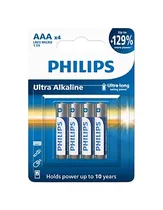 Batería Philips Ultra Alcalina AAA 4P€s LR03E4B/97 1.5V