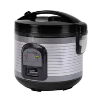 Olla Arrocera Eléctrica Smartfy PE01G 400W 1L 220V Negro - Gris