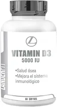 Landerfit Vitamin D3 5000 Iu (60 Softgels)