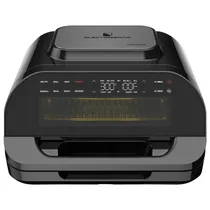 Fritadeira Elétrica Air Fryer Electrobras Nutrimax EBGAF-11 - 2 Em 1 - 1700W - 11L - 220V - Preto