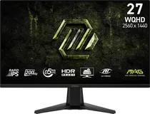 Monitor Gaming MSI 27" Mag 275QF E20 WQHD 0.5MS/200HZ/HDMI/DP