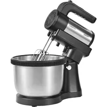 Batedeira Xion XI-BA550 com Tigela Giratória 550 W 220V - Preto/Prata 4L