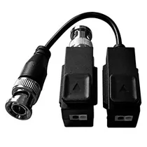 Conector de Vídeo Balun Hikvision DS-1H18S/ e(C) HD-Tvi / Cvi / Ahd / CVBS - Preto