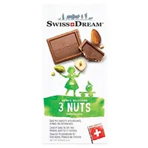 Barra Chocolate Swiss Dream 3 Nuts Chocolate 100G