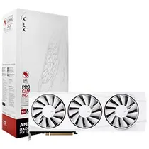 Placa de Vídeo XFX Quick Silver Gaming White Magnetic 16GB Radeon RX9070 XT GDDR6 - RX-97TMAQKW9