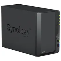 Servidor Nas Storage Synology Diskstation DS223 Realtek RTD1619B de 1.7GHZ / 2 Baias / USB 3.2 / Lan - Preto