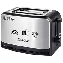 Torradeira Elétrica Sonifer SF-6088 - 700W - 220V 50/60HZ - Preto e Inox
