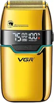 Barbeador VGR Voyager Foil Shaver V-350 Recarregável - Dourado