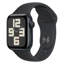 Apple Watch Se 2 2024 MXEK3HN/A Caixa Alumínio 44MM Meia Noite - Esportiva Meia Noite M/L