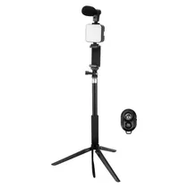 Tripé para Vídeo Sate A-RM4900Z para Smartphone