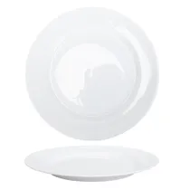Prato Fundo de Cerâmica Branco 23 CM