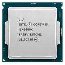 Processador Intel Core i5 6600K Socket LGA 1151 / 3.5GHZ / 6MB - OEM