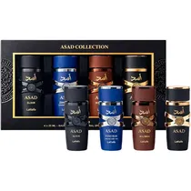 Kit Lattafa Asad Collection - 4 Em 1 - Eau de Parfum - Masculino - 25ML