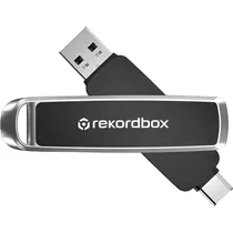 Pendrive Sandisk DJ Flash Drive USB-C / USB-A - Preto/Prata (SDDDE1-512G-GR46)