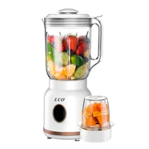 Mini Liquidificador Luo LU-11S / 2 Em 1 / 1.5 Litros / 300W / 220-240V ~ 50/ 60HZ - Branco