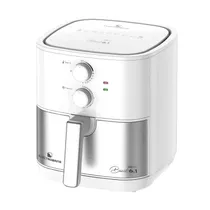 Electrobras Freidora Air Fryer EBAF-61-W Max 6.1L/1900W/220V White/Silver