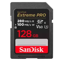 Memoria Sandisk SD 128GB Extreme Pro 280MB/s V60