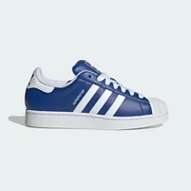 Calzado Adidas Superstar II Azul Blanco