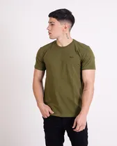 Remera NY Basica Verde Musgo Masc 239NYB04VEMG