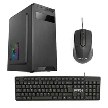 Gabinete Kit FTX PCC-5W5SK 500W/Mouse+Tec/Esp BLK 132370