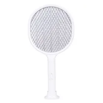 Raquete Elétrica Mata-Mosquitos com Base Recarregável