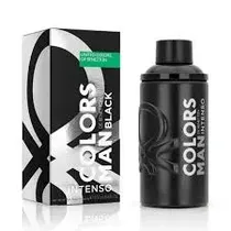 Benetton Perfume Colors Man Black Intenso Eau de Parfum 200ML