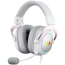 Headset Gamer Redragon Zeus X H510W - com Fio - Driver 53MM - Branco