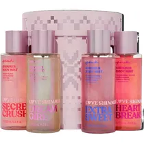 Kit Colônia Victoria's Secret Pink Shimmer - Feminino 250ML 4 Peças