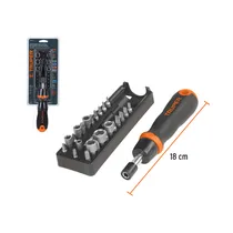 Kit de Destornillador Cricket Y Puntas Truper 18222 24 Piezas
