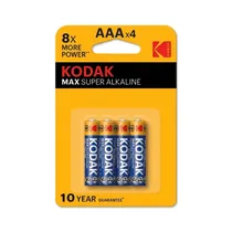 Pilha Alkalina Kodak - AAA - 4 PCS