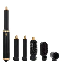 Kit de Secador e Modelador Tucano TC-S51 - 5 Em 1 - 1200W - 220V 50/60HZ - Preto e Dourado