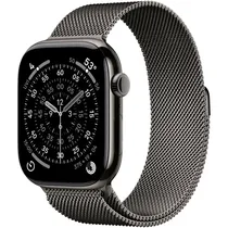 Apple Watch Series 11 46MM GPS + Celular MFD44LW/A Titanium Black/Slate Milanese Loop M/L (59385)
