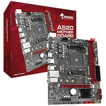 Placa Mãe Keepdata A520-KDGNV Socket AM4 / VGA / DDR4