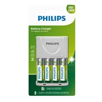 Carregador Pilha Philips SCB2445NB/97 4PILHAS AA 2450MAH 104006