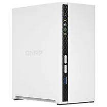 Servidor Nas Storage Qnap TS-233 Arm CORTEX-A55 de 2.0GHZ / 2GB de Ram / 2 Baias / USB / Lan - Branco