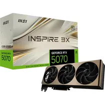 Placa de Vídeo MSI Geforce RTX 5070 Inspire 3X Oc Edition 12 GB GDDR7