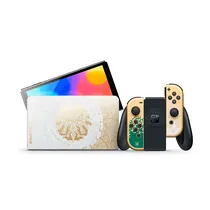 Console Nintendo Switch Oled The Legend Of Zelda 64GB Usa - Dourado (Heg-s-Kdaaa) (Caixa Danificada)